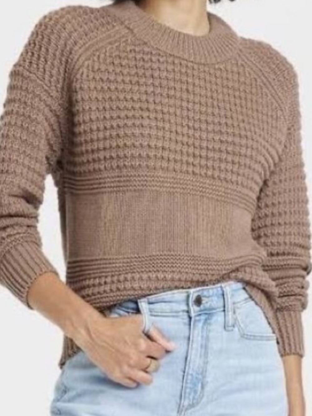 Universal Thread mixed knit Sweater Sz XL